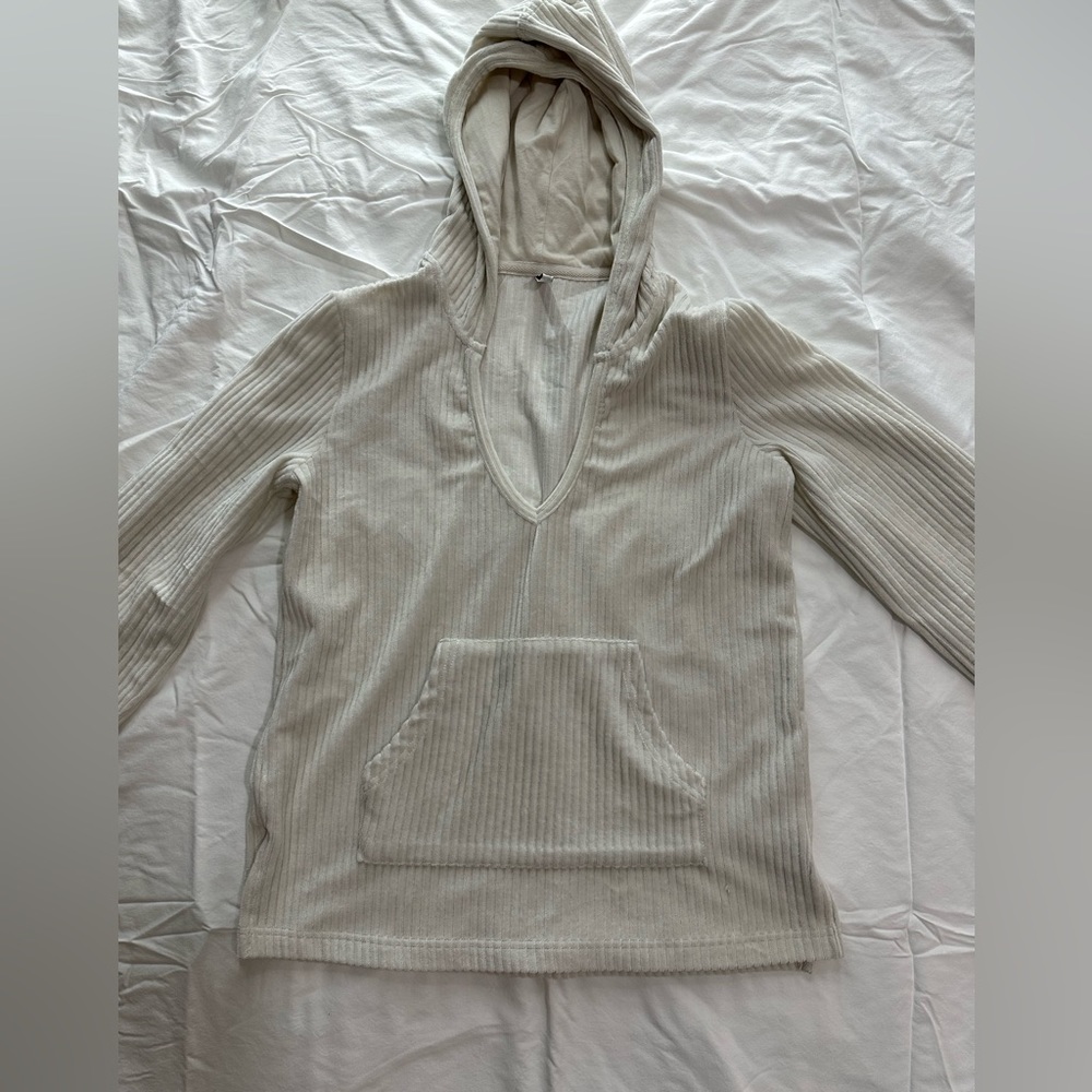 z supply velvet hoodie